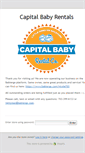 Mobile Screenshot of capitalbabyrentals.com